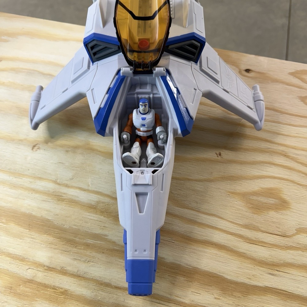 Disney Pixar Lightyear XL-15 Space Ranger Jet w/ Buzz‎ Figure Tested And Works